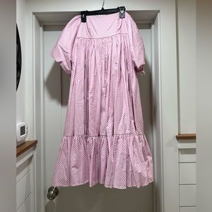 BNWT Selkie French Puff Ice Cream Gingham - X Small